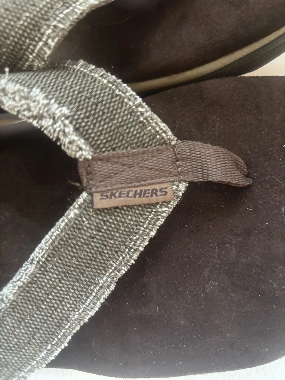 SKECHERS Bosnia Relaxed Fit 360 Supreme Chocolate Brown Thong Sandals NEW 14